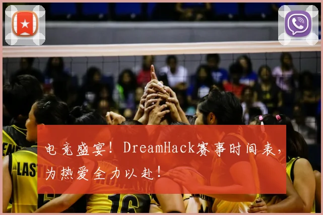 电竞盛宴！DreamHack赛事时间表，为热爱全力以赴！